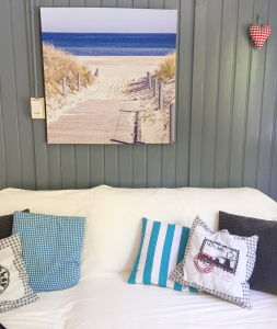 woonkamer vakantiehuisje Wit