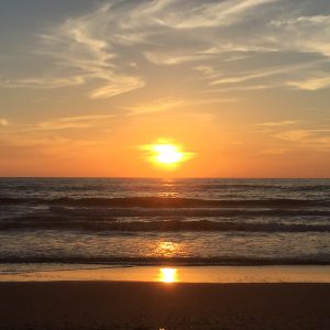 zonsondergang
